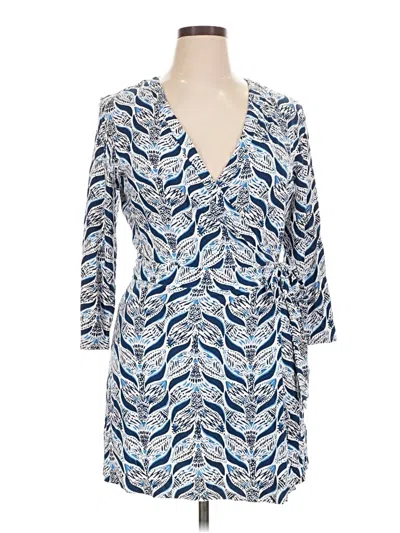 Pre-owned Lilly Pulitzer Romper In Blue