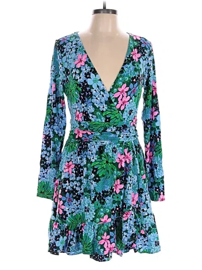 Pre-owned Lilly Pulitzer Romper In Blue