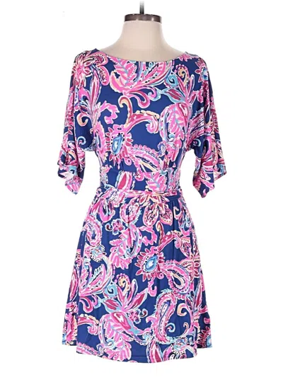 Pre-owned Lilly Pulitzer Romper In Blue