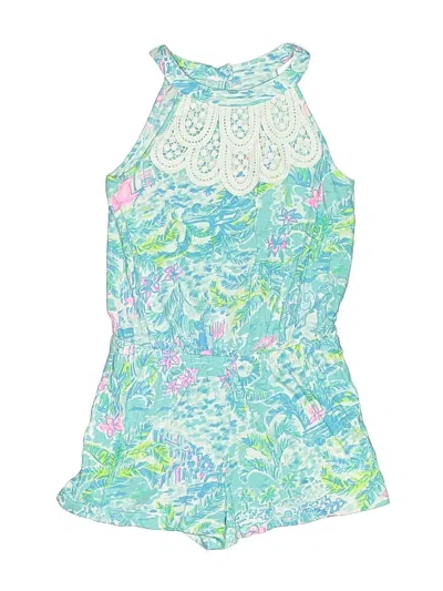 Pre-owned Lilly Pulitzer Kids' Romper In Green