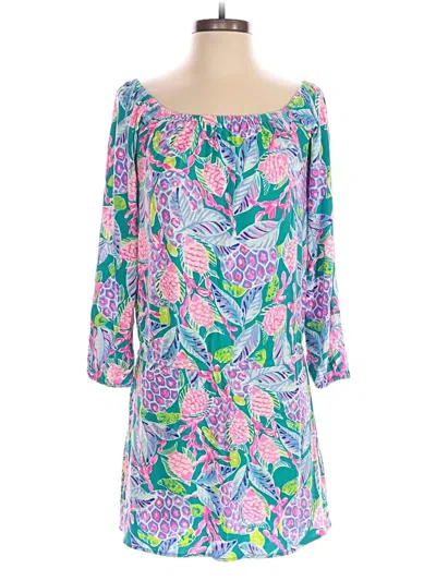 Pre-owned Lilly Pulitzer Romper In Green