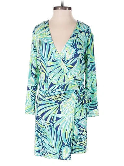 Pre-owned Lilly Pulitzer Romper In Green