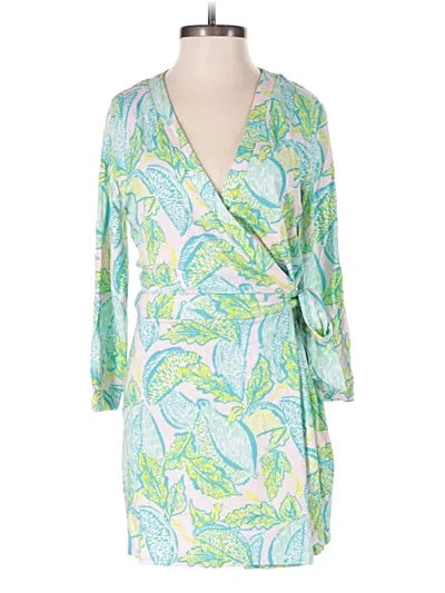 Pre-owned Lilly Pulitzer Romper In Green