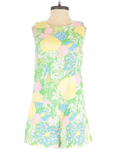 Pre-owned Lilly Pulitzer Romper In Green