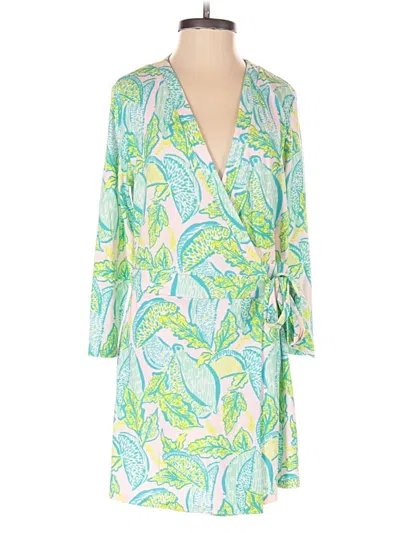 Pre-owned Lilly Pulitzer Romper In Green