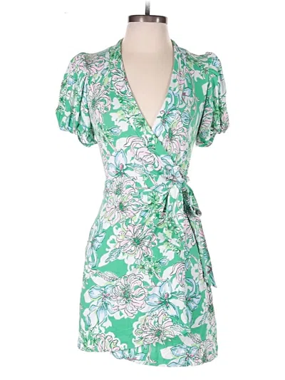 Pre-owned Lilly Pulitzer Romper In Green
