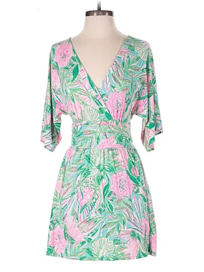 Pre-owned Lilly Pulitzer Romper In Green