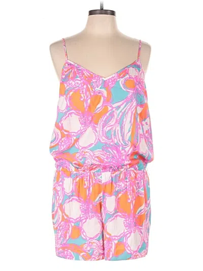 Pre-owned Lilly Pulitzer Romper In Pink
