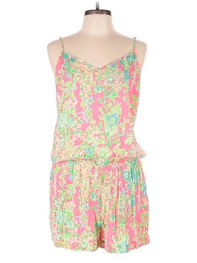 Pre-owned Lilly Pulitzer Romper In Pink