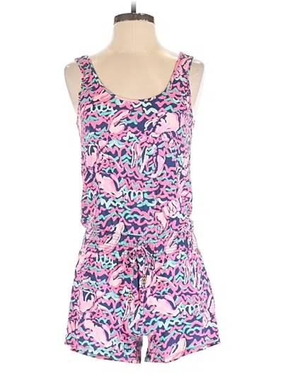 Pre-owned Lilly Pulitzer Romper In Pink