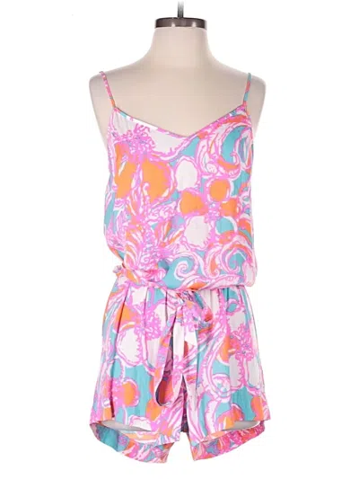 Pre-owned Lilly Pulitzer Romper In Pink