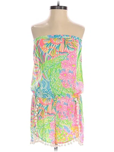 Pre-owned Lilly Pulitzer Romper In Pink