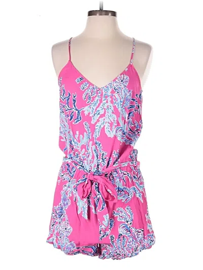 Pre-owned Lilly Pulitzer Romper In Pink