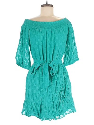 Pre-owned Lilly Pulitzer Romper In Teal
