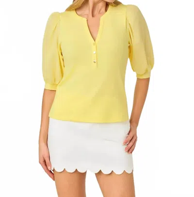 Lilly Pulitzer Ronson Knit Top In Finch Yellow