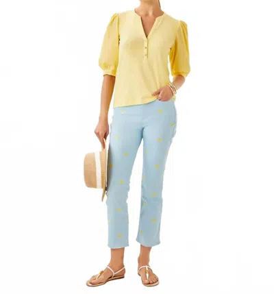 Lilly Pulitzer Ronson Knit Top In Finch Yellow
