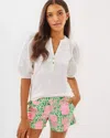 Lilly Pulitzer Ronson Knit Top In Resort White