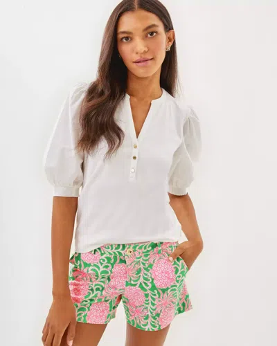 Lilly Pulitzer Ronson Knit Top In Resort White