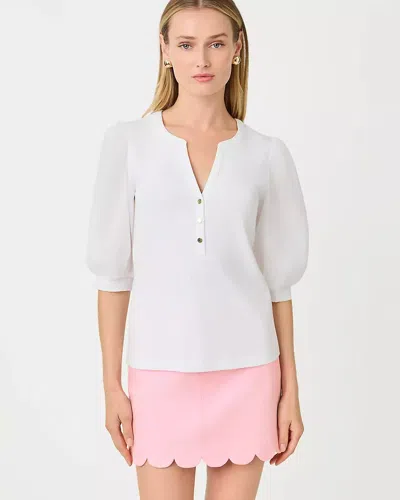 Lilly Pulitzer Ronson Knit Top In White