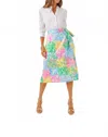 Lilly Pulitzer Rowena Midi Skirt In Multi