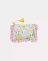 Lilly Pulitzer Ruffle Pouch In Multi