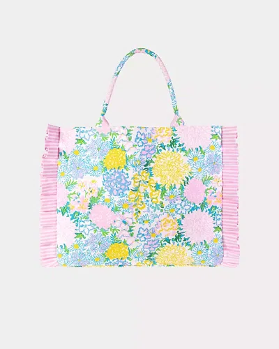 Lilly Pulitzer Ruffle Tote In Multi