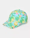 Lilly Pulitzer Run Around Hat In Bluette Make Lemonade Accessories Small