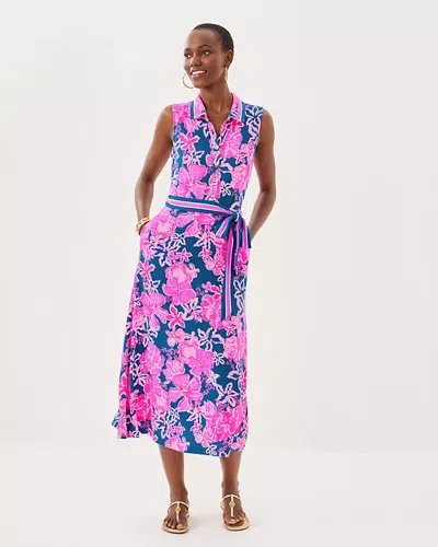 Lilly Pulitzer Ryland Midi Shirtdress In Multi