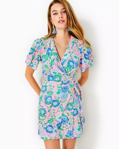 Lilly Pulitzer Sailynn Romper In Conch Shell Pink Rumor Has It