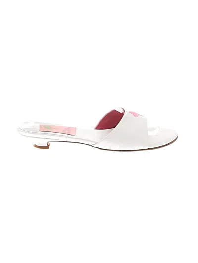 Pre-owned Lilly Pulitzer Sandals In White