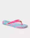 Lilly Pulitzer Sandsational Square Toe Flip Flop