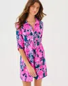Lilly Pulitzer Saralyn Popover Shirtdress In Pink