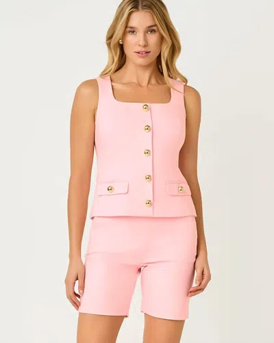 Lilly Pulitzer Sarissa Stretch Shorts In Pink Muse In Purple