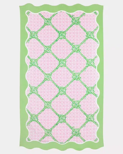 Lilly Pulitzer Scallop Beach Towel In Multi