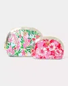 Lilly Pulitzer Scallop Pouch Set In Multi
