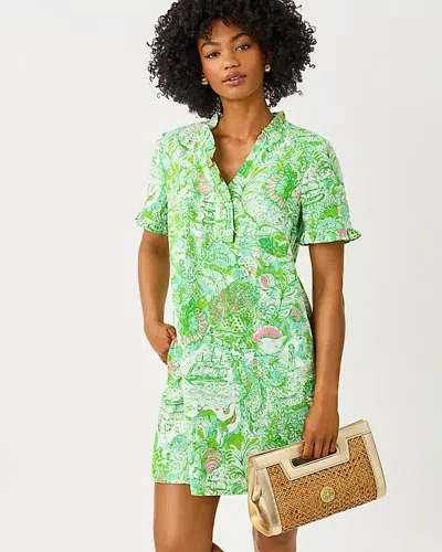 Lilly Pulitzer Scarlette Linen Dress In Multi