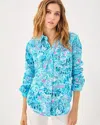 Lilly Pulitzer Sea View Button Down Top
