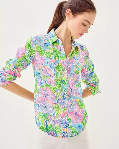 Lilly Pulitzer Sea View Button Down Top