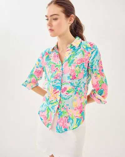 Lilly Pulitzer Sea View Button Down Top