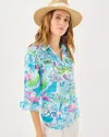 Lilly Pulitzer Sea View Button Down Top
