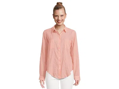 Lilly Pulitzer Sea View Button-down In Pink