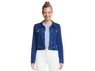 Lilly Pulitzer Seaspray Denim Jacket In Blue