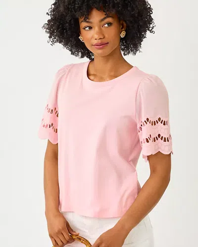 Lilly Pulitzer Sebene Eyelet Knit Top In Multi