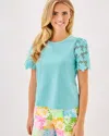 Lilly Pulitzer Sebene Knit Top In Blue