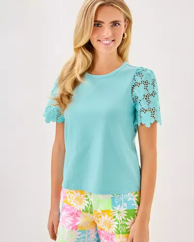 Lilly Pulitzer Sebene Knit Top In Blue