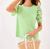 Lilly Pulitzer Sebene Knit Top In Cool Mint In Green