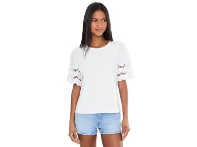 Lilly Pulitzer Sebene Knit Top Women's Clothing Resort White 1: Xxs