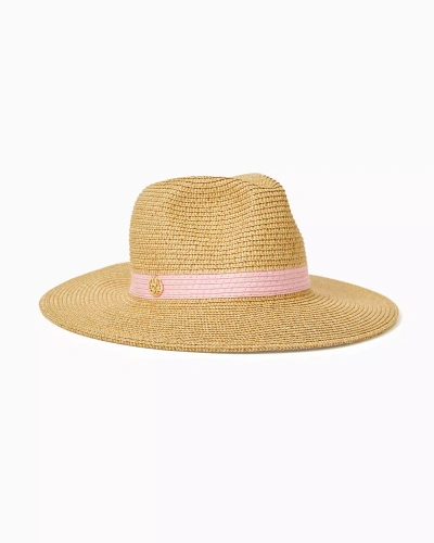 Lilly Pulitzer Shade Seeker Hat In Natural X Metallic
