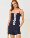 Lilly Pulitzer Shelli Stretch Top In Blue