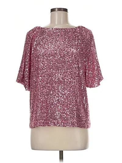 Lilly Pulitzer Short Sleeve Blouse In Burgundy